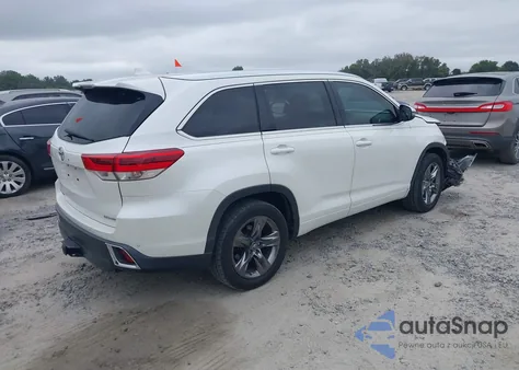 2019 Toyota Highlander Limited Platinum from USA, damaged, VIN 5TDYZRFH9KS303403